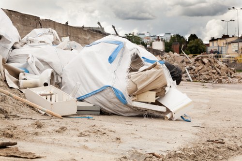 Enclosed and lockable skip containers in Parsons Green